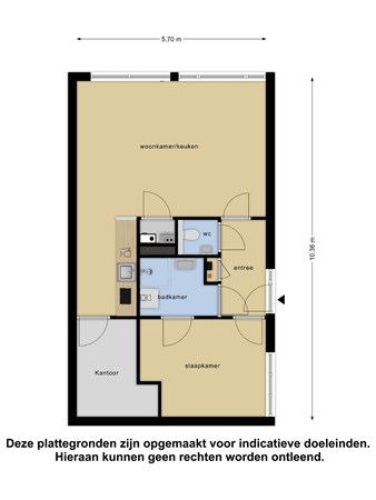 Floorplan - Baroniestraat 109, 5281 JC Boxtel